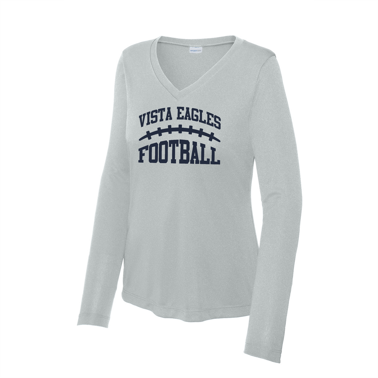 Vista Eagles Football Women's Long-Sleeve Performance Tee
