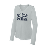 Vista Eagles Football Women's Long-Sleeve Performance Tee