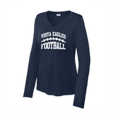 Vista Eagles Football Women's Long-Sleeve Performance Tee
