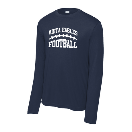 Vista Eagles Football Long-Sleeve Performance Tee