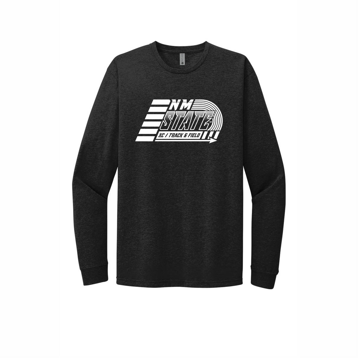 NMSU Track Long-Sleeve CVC Blend Tee