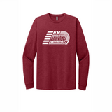 NMSU Track Long-Sleeve CVC Blend Tee