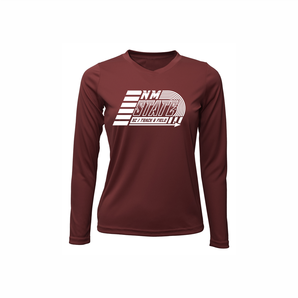 NMSU Track Women's Long-Sleeve Performance Tee