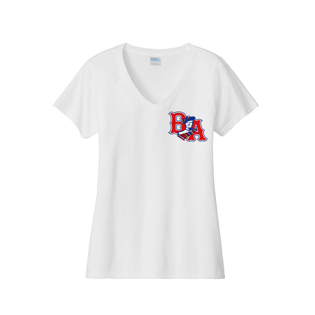 Bel Air Wrestling Women's V-Neck Cotton Tee