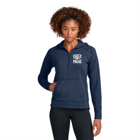Vista Eagles Women's Stretch 1/2-Zip Hoodie