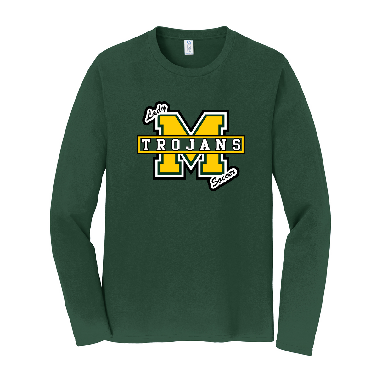 Mayfield Lady Trojans Soccer Long-Sleeve Cotton Tee