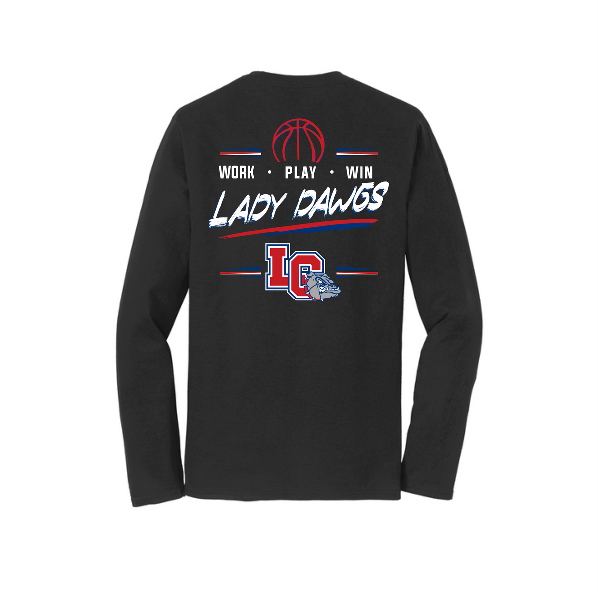 LCHS Girls Basketball Long-Sleeve Cotton Tee