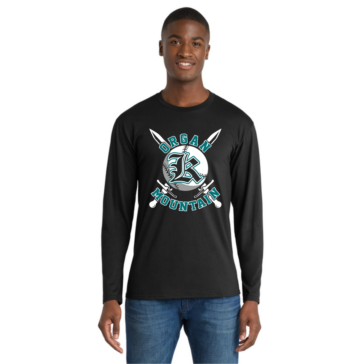 OMHS Baseball Long-Sleeve Cotton Tee