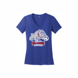 LCHS Boys' Soccer Woman's V-Neck Cotton Tee