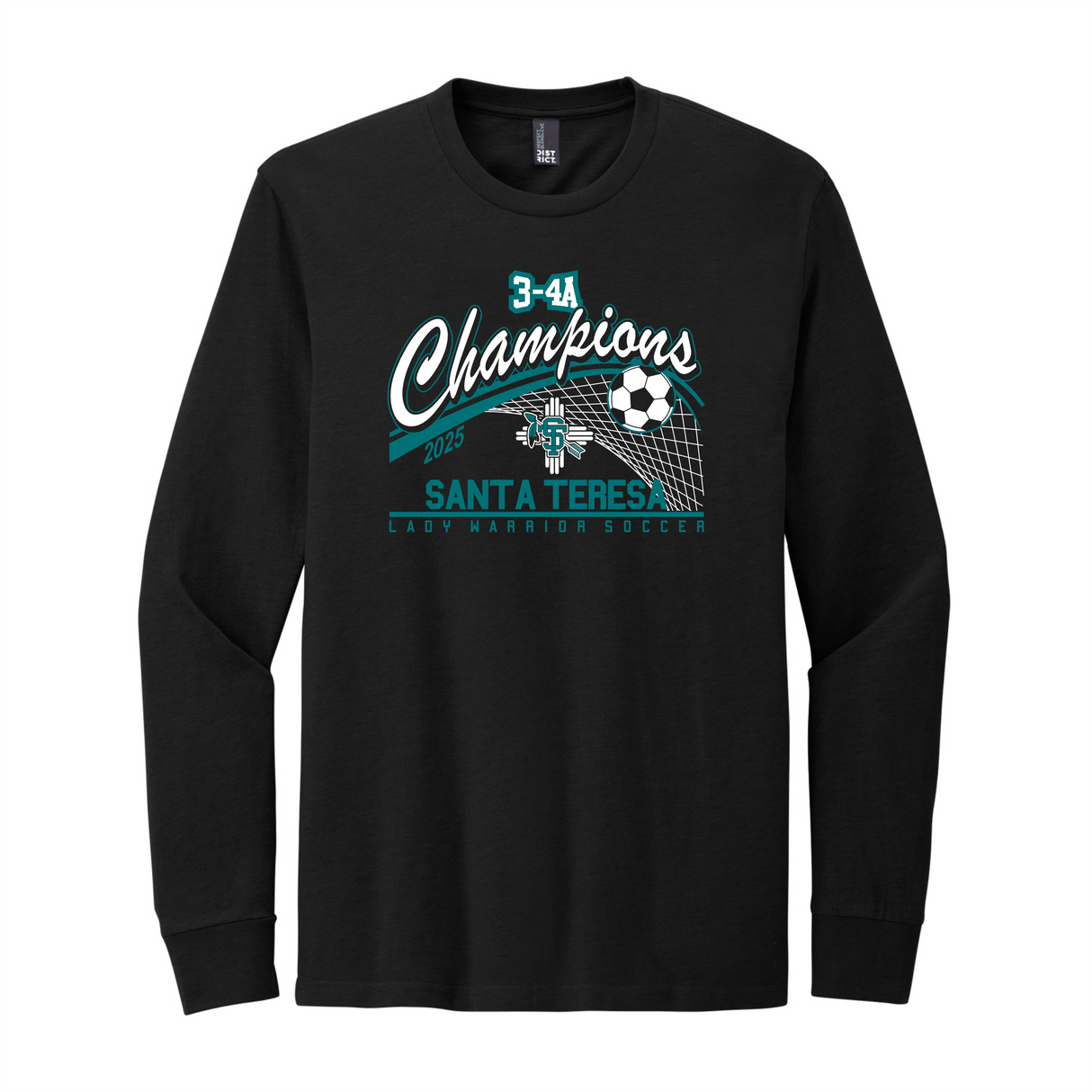 STHS Girls Soccer District Champs Long-Sleeve Blend Tee