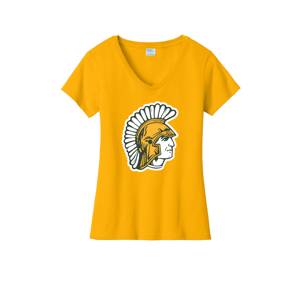 MHS Boys Soccer Women's V-Neck Cotton Tee