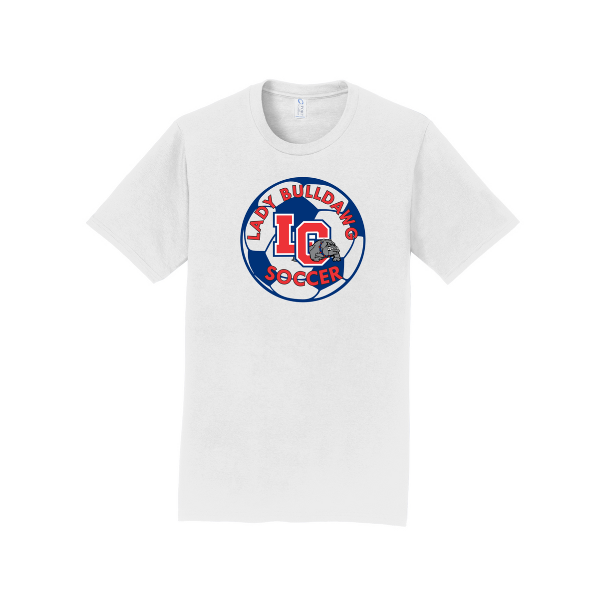 LCHS Lady Bulldawg Soccer Cotton Tee