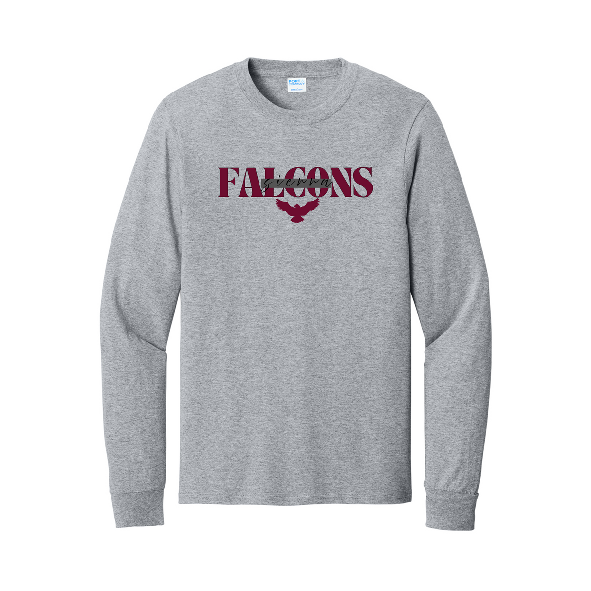 Sierra Falcons Long-Sleeved Cotton Tee