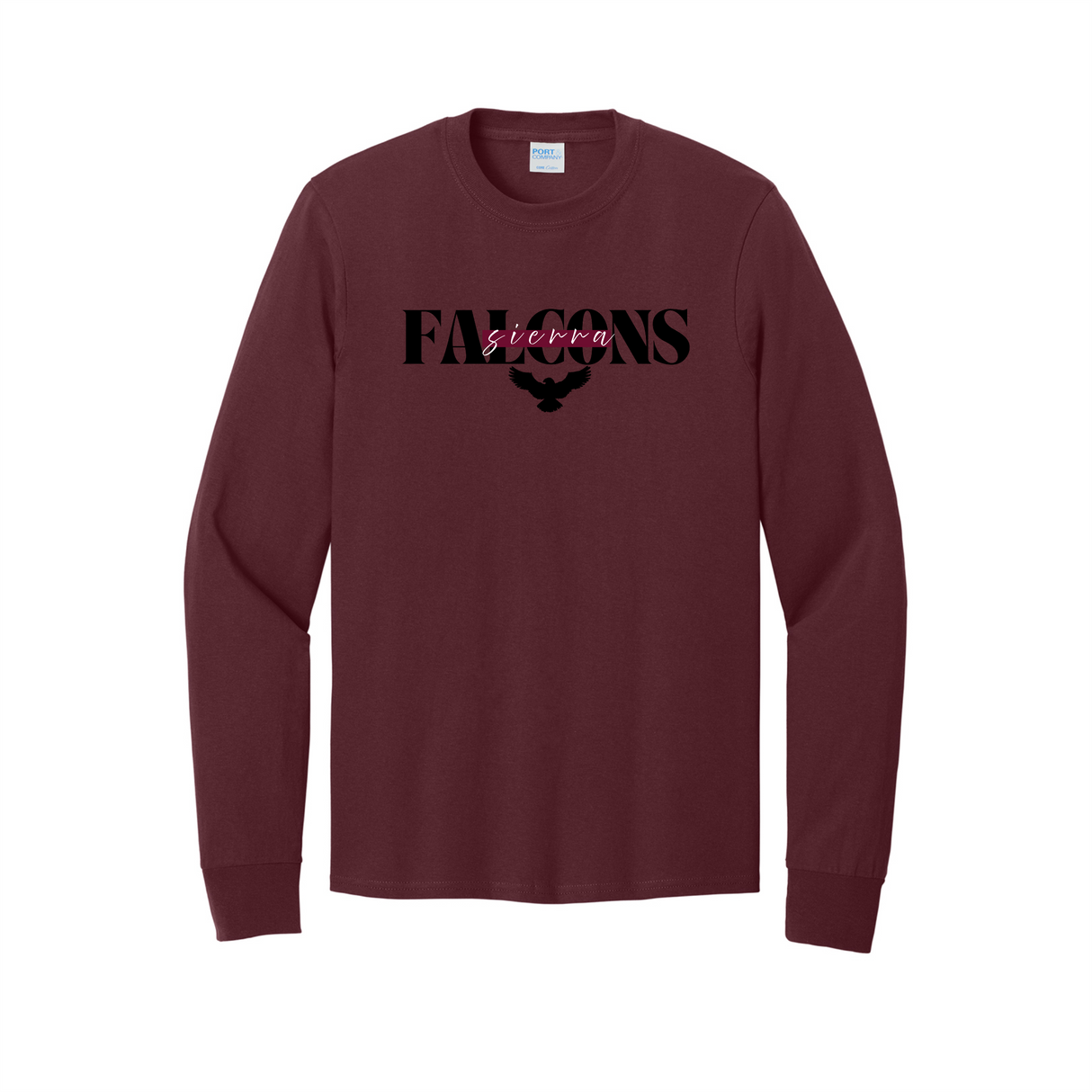 Sierra Falcons Long-Sleeved Cotton Tee