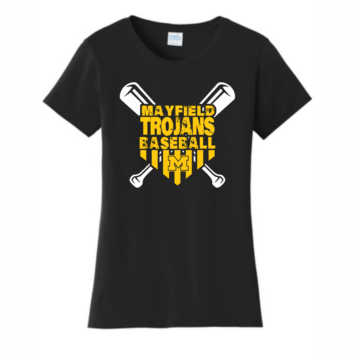 MHS Baseball Women's Cotton Tee
