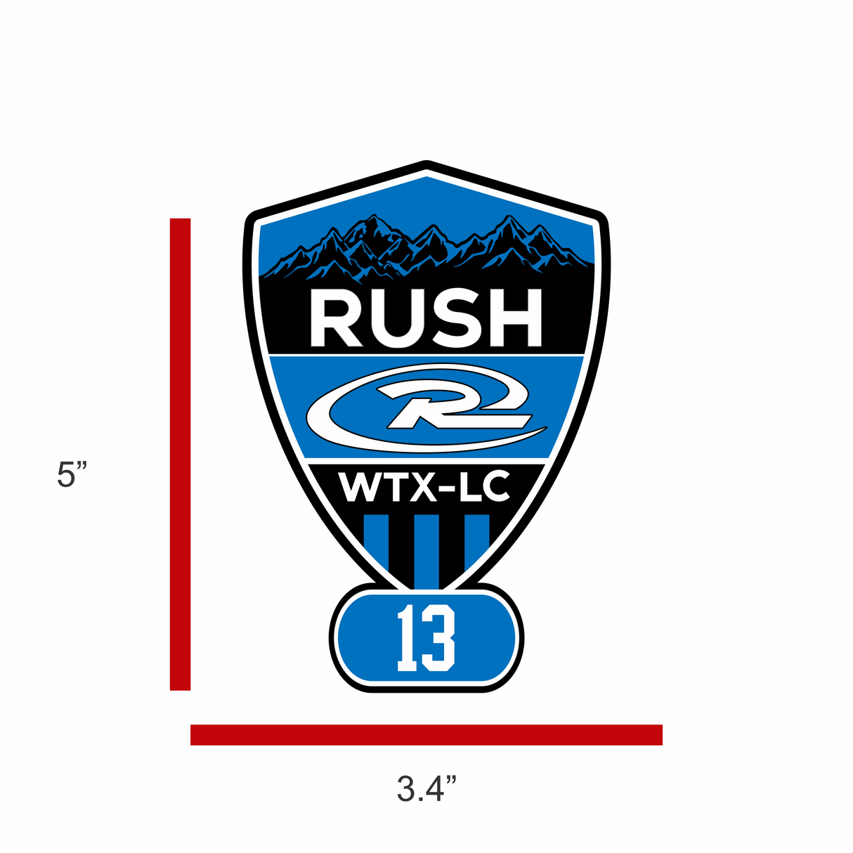 Rush Decal