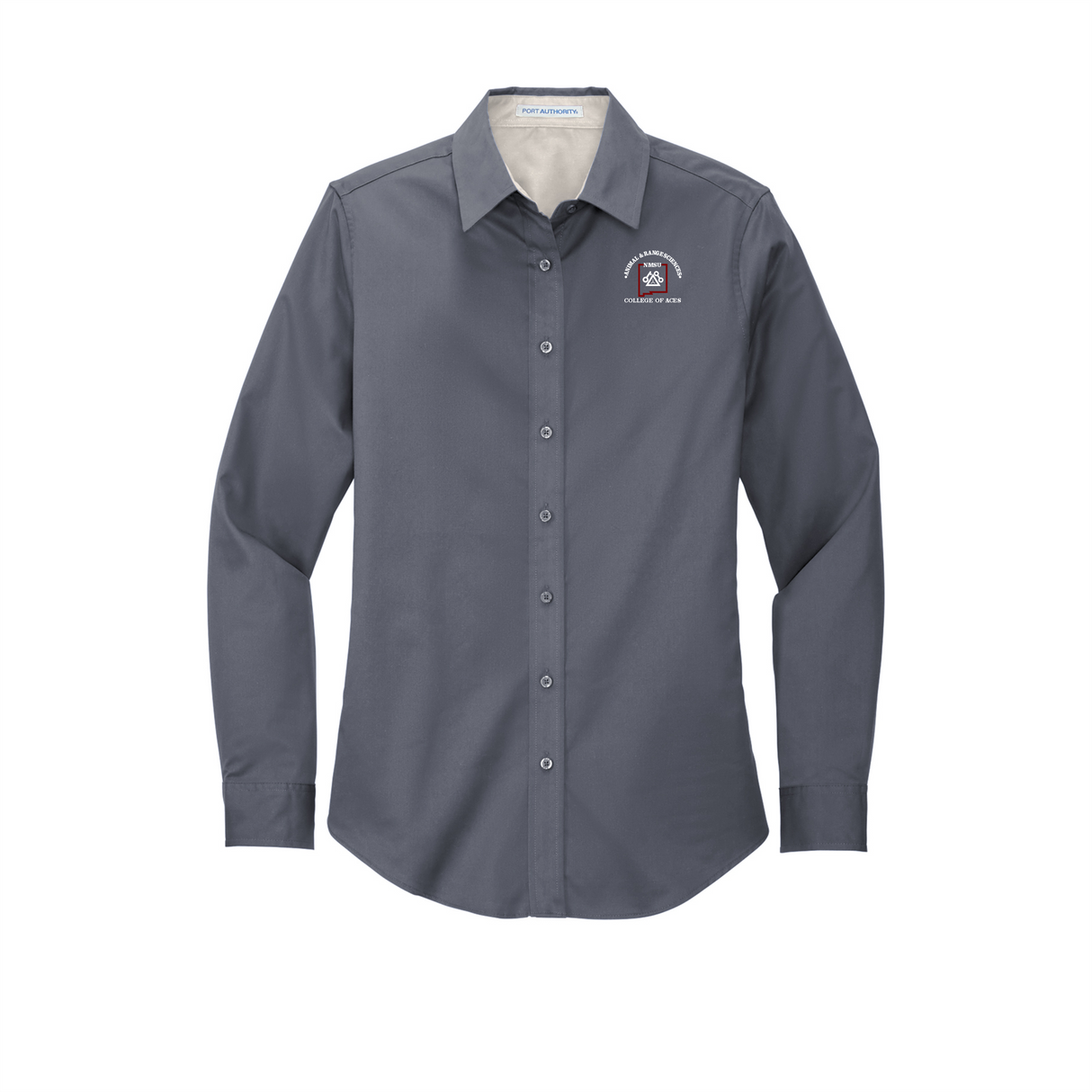 NMSU ANRS Women's Long-Sleeve Full-Button Shirt
