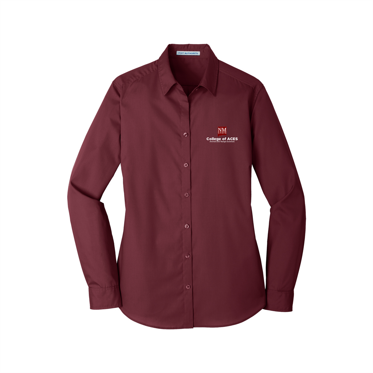 NMSU ANRS Women's Long-Sleeve Full-Button Shirt