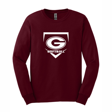 Gadsden High School Softball Long-Sleeve Cotton Tee