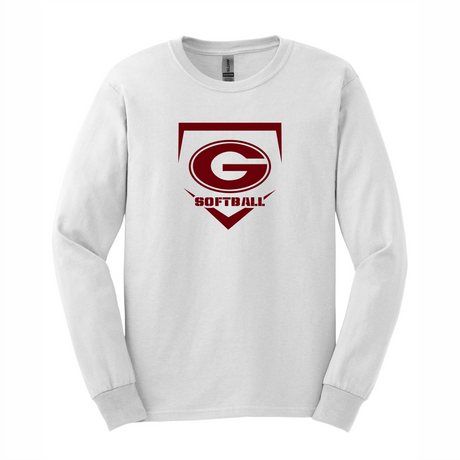 Gadsden High School Softball Long-Sleeve Cotton Tee