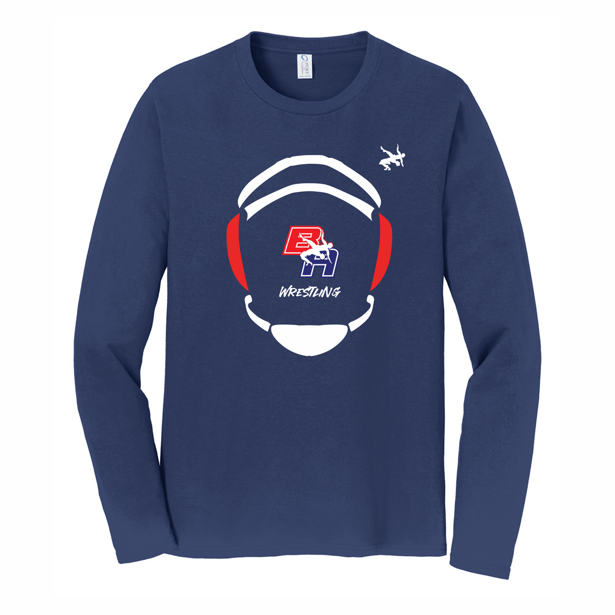 Bel Air Wrestling "Headgear" Long-Sleeved Cotton Tee