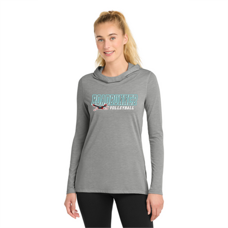 RVC "Italicized" Women's Tri-Blend Hoodie