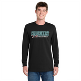 RVC "Italicized" Long-Sleeve Cotton Tee