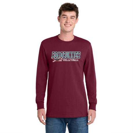 RVC "Italicized" Long-Sleeve Cotton Tee