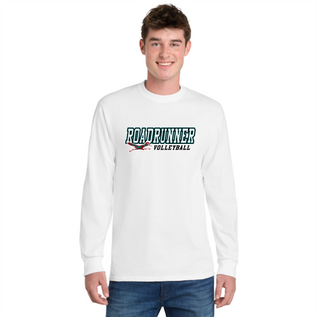 RVC "Italicized" Long-Sleeve Cotton Tee