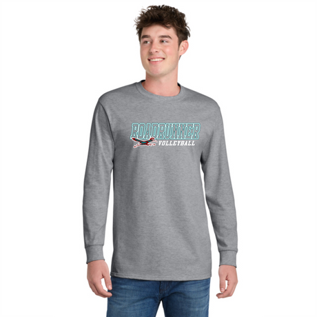 RVC "Italicized" Long-Sleeve Cotton Tee