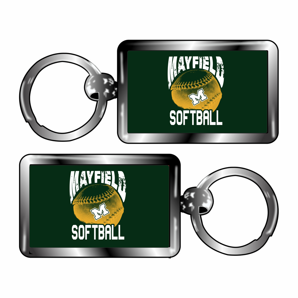 MHS Softball Keychain