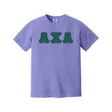 Greek Letters Heavyweight Ring Spun Tee