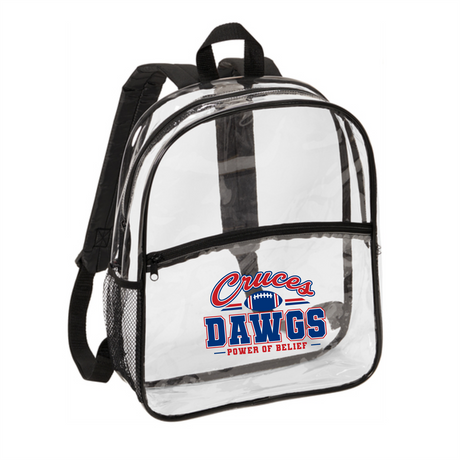 LCHS Football Clear Backpack