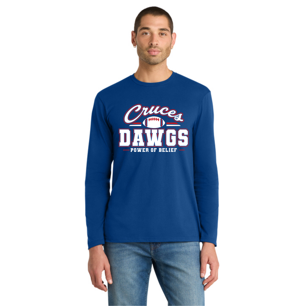 LCHS Football Long-Sleeve Cotton Tee