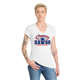 LCHS Football Women's V-Neck Cotton Tee