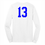 Rush Long-Sleeve Cotton Tee (Large Logo)