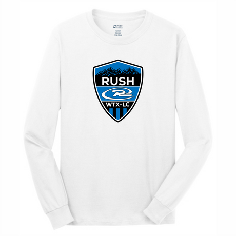 Rush Long-Sleeve Cotton Tee (Large Logo)