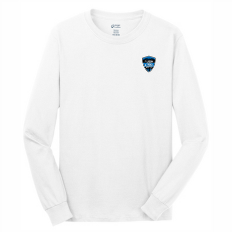 Rush Long-Sleeve Cotton Tee (Small Logo)