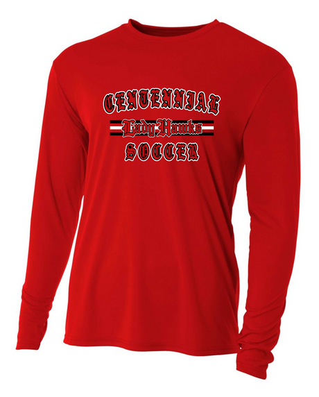CHS Lady Hawks Soccer Practice Gear Long-Sleeve Performance Tee