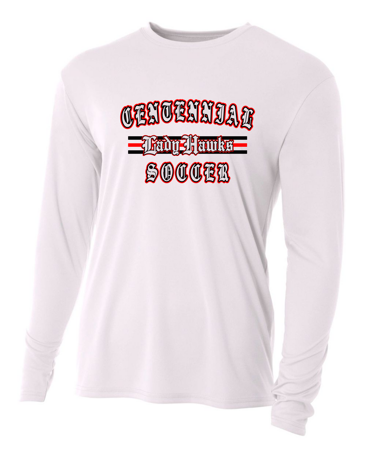 CHS Lady Hawks Soccer Practice Gear Long-Sleeve Performance Tee