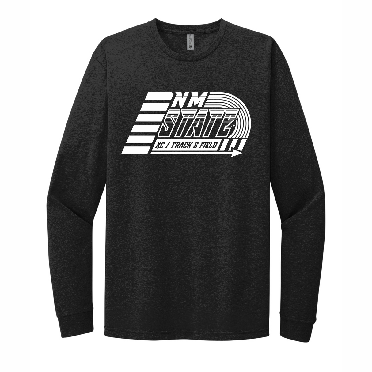 NMSU Track Long-Sleeve CVC Blend Tee