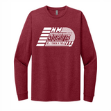 NMSU Track Long-Sleeve CVC Blend Tee
