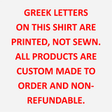 Greek Letters Tri-Blend Tee