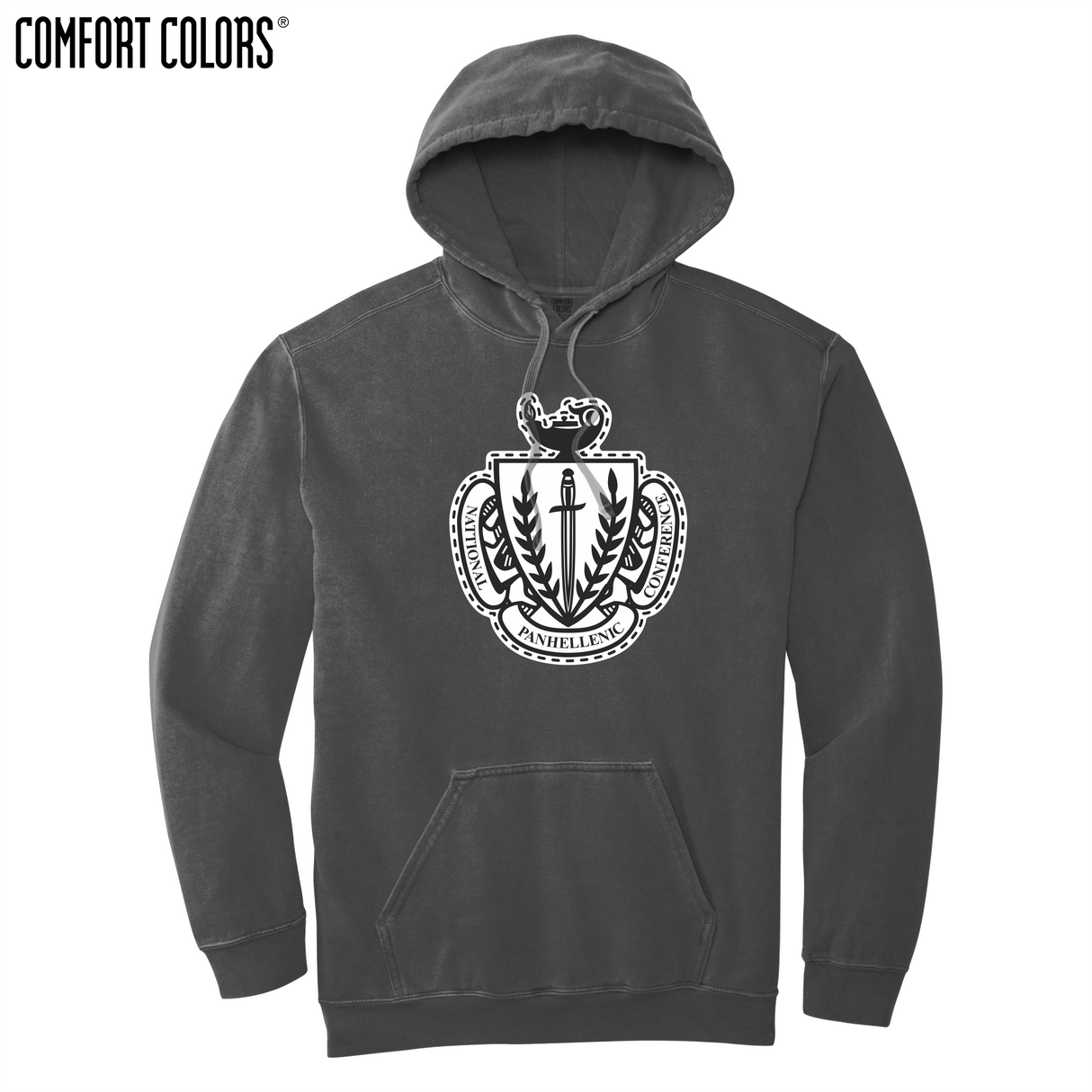 Greek Letters Ring-Spun Hoodie