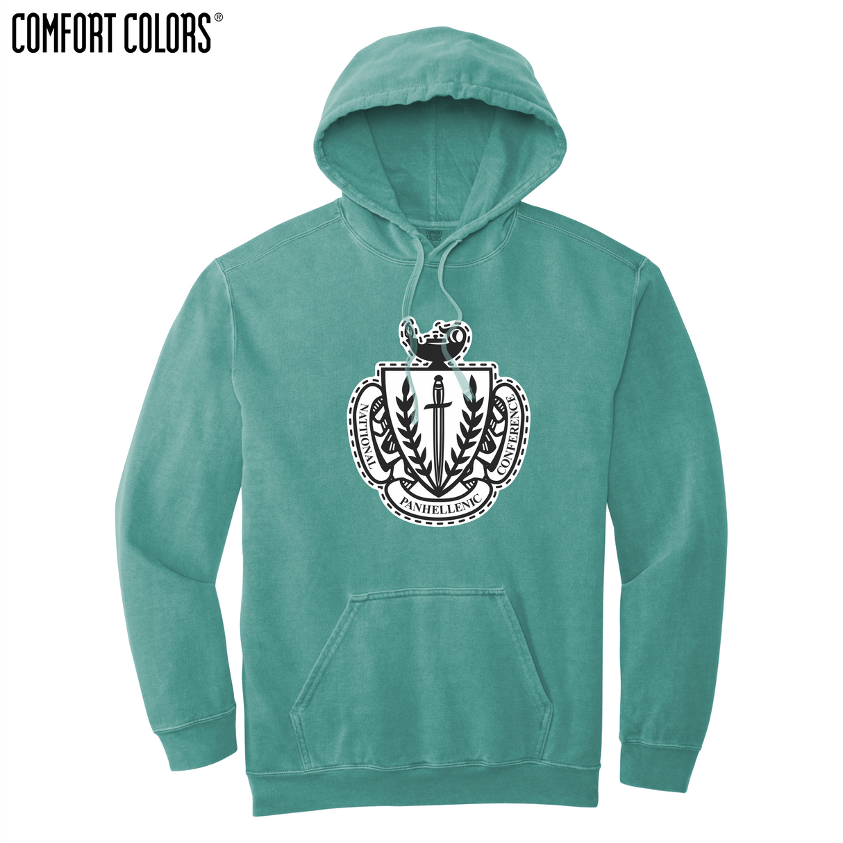 Greek Letters Ring-Spun Hoodie