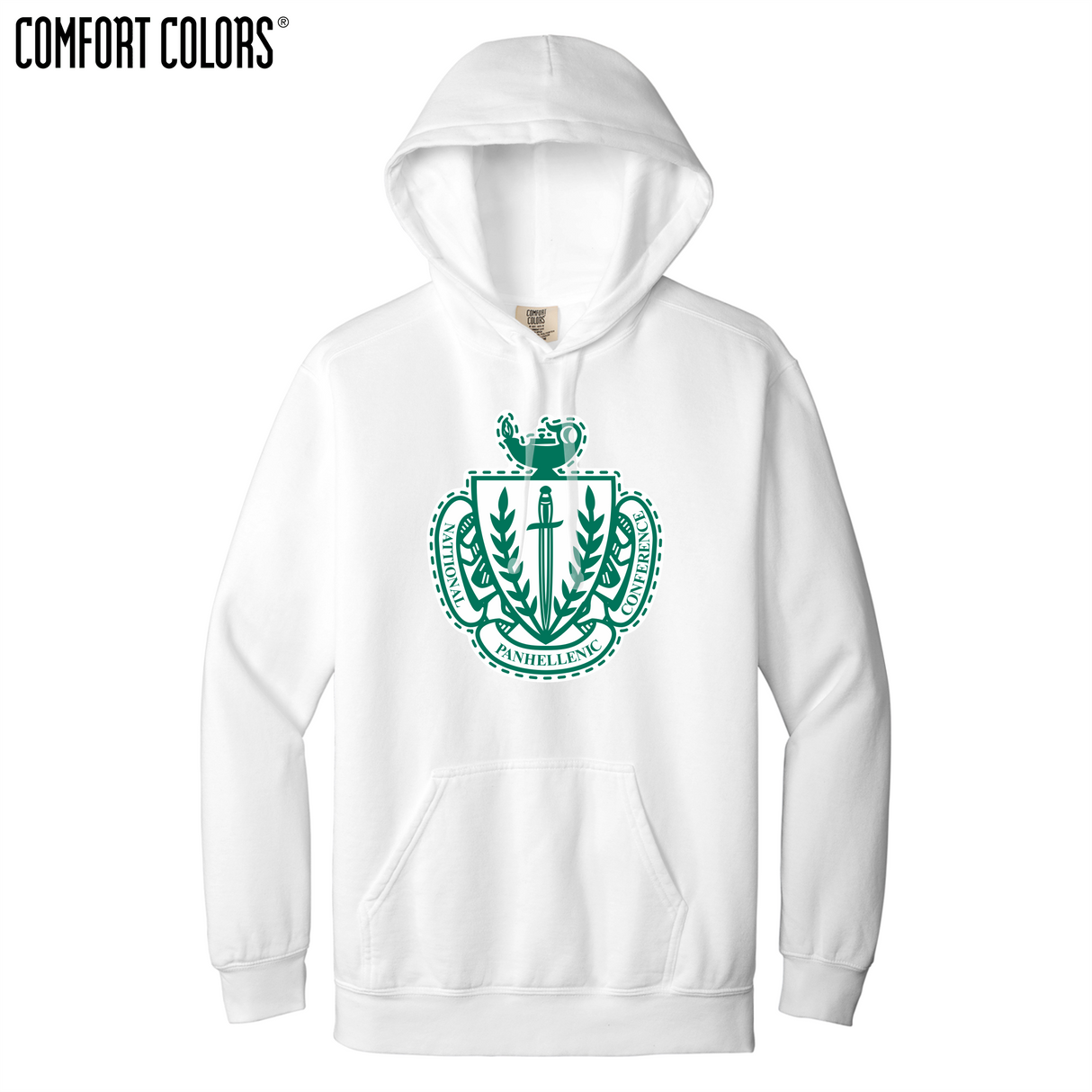 Greek Letters Ring-Spun Hoodie