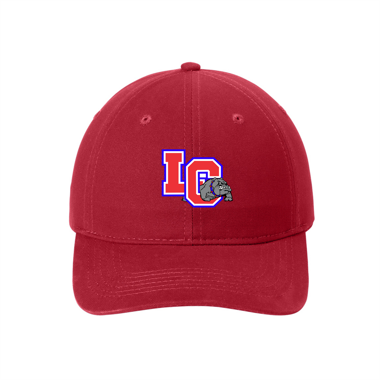 LCHS Lady Bulldawg Soccer Garment Washed Adjustable Cap