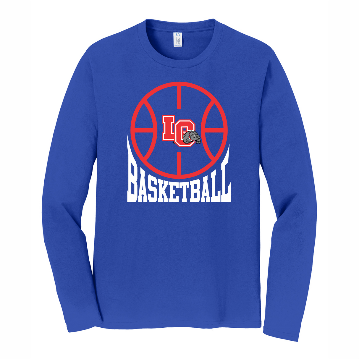 LCHS Boys Basketball Long-Sleeve Cotton Tee