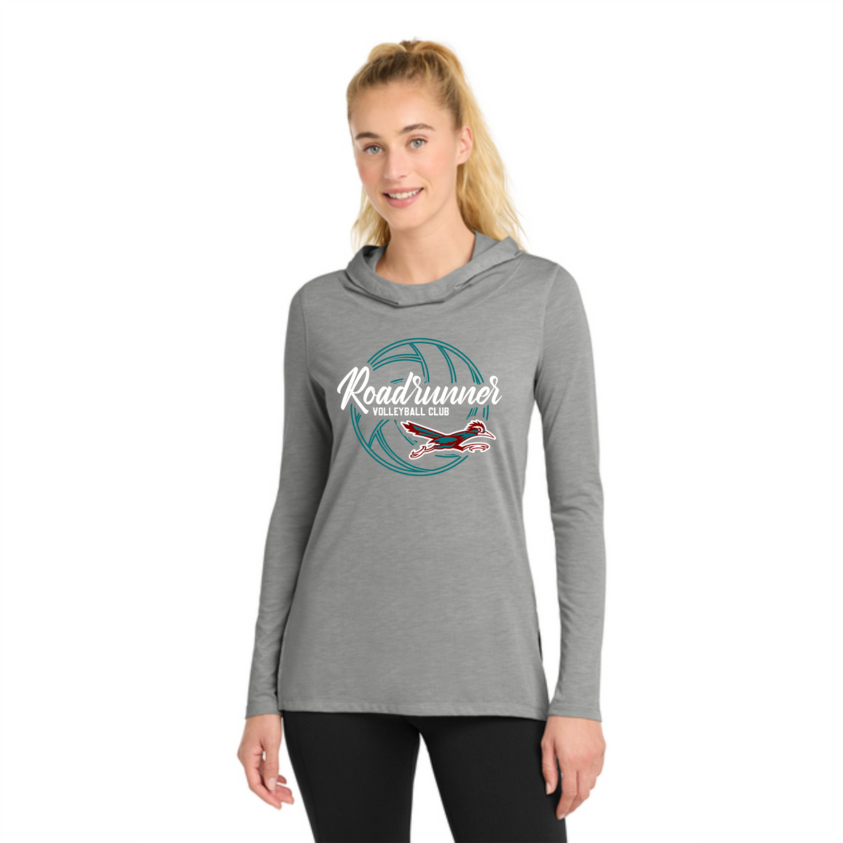 RVC "Script" Women's Tri-Blend Hoodie