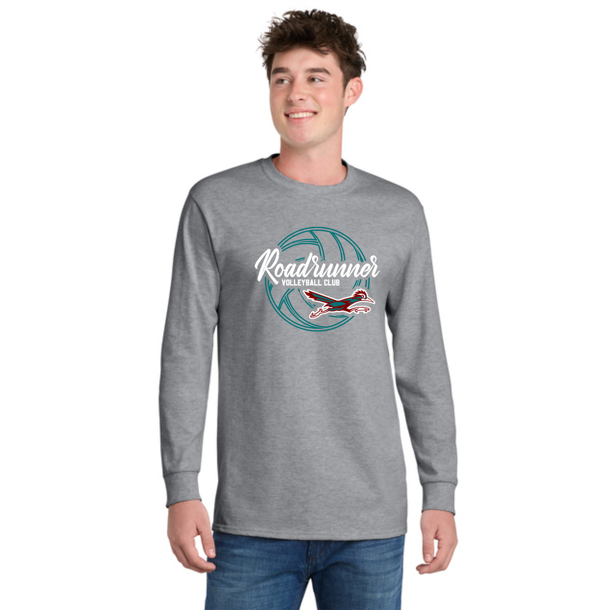 RVC "Script" Long-Sleeve Cotton Tee